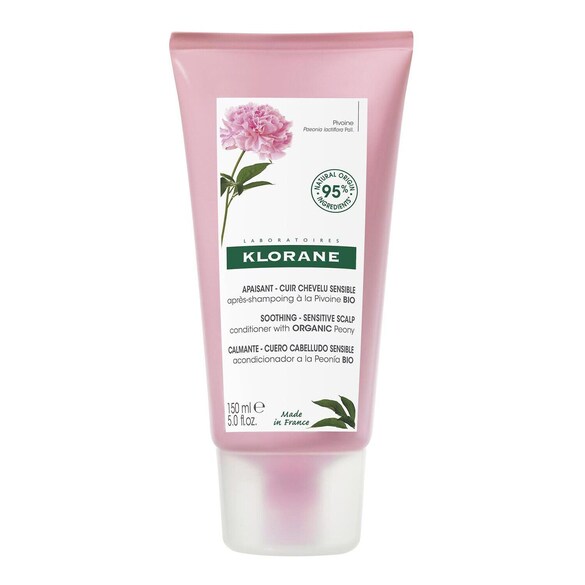 Après-shampoing à la Pivoine BIO - Apaisant Cuir chevelu sensible, KLORANE