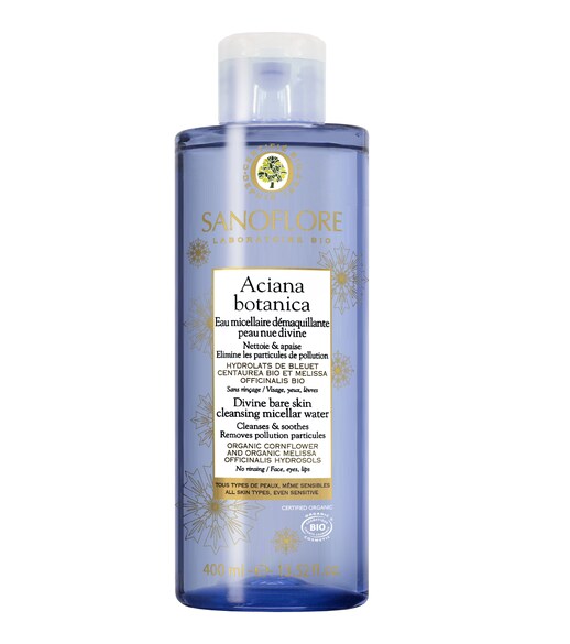 Aciana botanica - Eau micellaire certifiée bio vegan démaquillante douceur, SANOFLORE