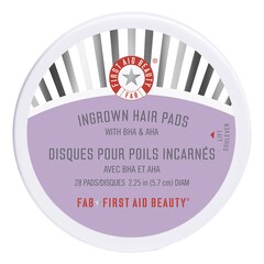 Ingrown Hair Pads - Disques Pour Poils Incarnés aux BHA & AHA , FIRST AID BEAUTY