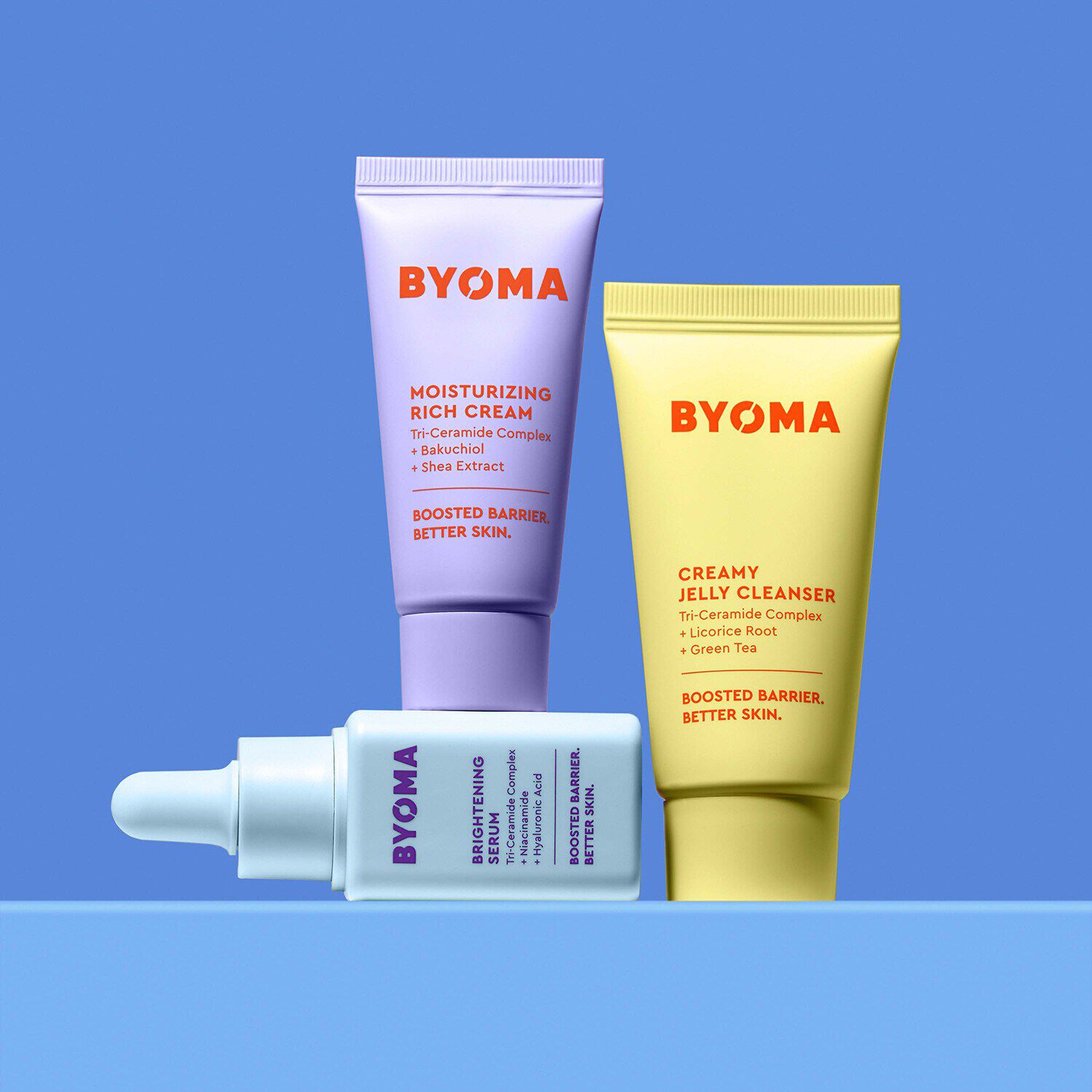 Coffret De Soins Visage BYOMA So Bright - 100% Naturel, Parfum Fruité - Neuf