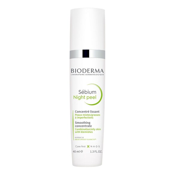 Sébium Night Peel - Soin visage peeling doux anti-imperfections, BIODERMA