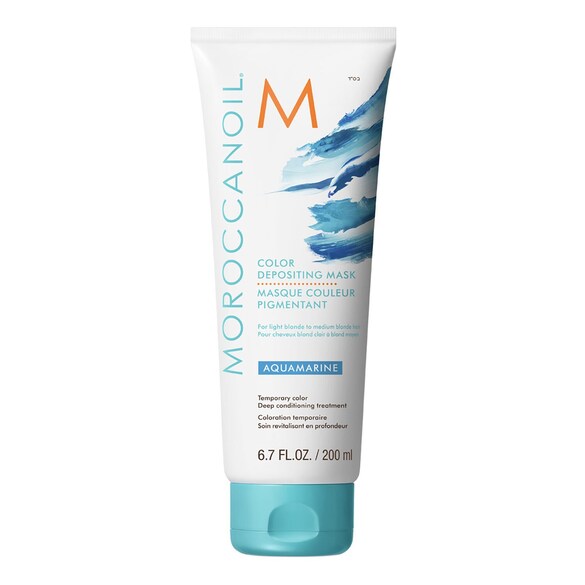 Masque Couleur Pigmentant - Aigue marine , MOROCCANOIL