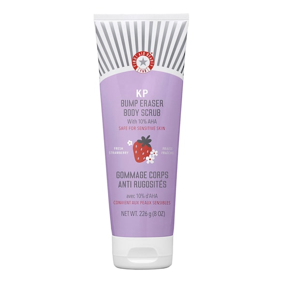 KP Body Scrub Strawberry - Gommage corps douceur immédiate AHA à la Fraise, FIRST AID BEAUTY