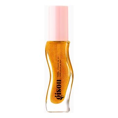 Honey Infused Golden Shimmer Glow Lip Oil - Huile A Lèvres au Miel Pailletée, GISOU