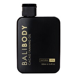 Huile bronzante au cacao SPF6