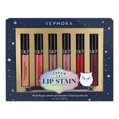 SEPHORA COLLECTION CREAM LIP STAIN COLLECTION KIT DE ROUGE VELOUTÉ SANS TRANSFERT MAT