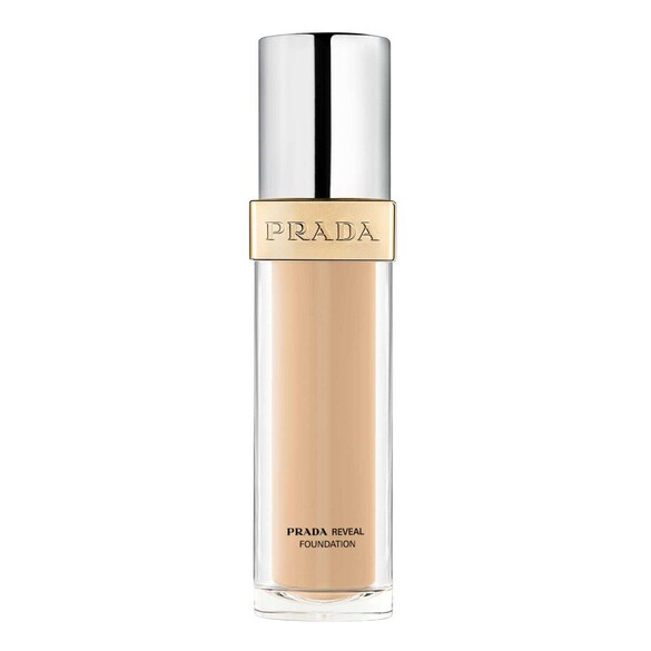 Prada Reveal - Fond de Teint Soin Rechargeable Tenue 24h Fini Mat Naturel, PRADA