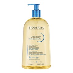 Atoderm Huile de douche - Soin lavant hydratant peaux sensibles visage et corps , BIODERMA