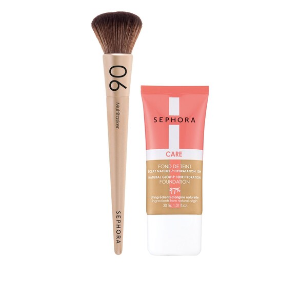 Pinceau multi-textures teint + FDT Care, SEPHORA COLLECTION