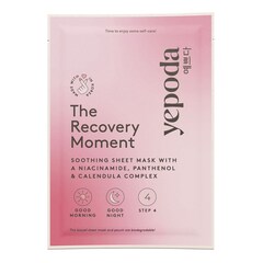 The Recovery Moment – Masque en tissu apaisant avec de la niacinamide, YEPODA