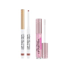 Combo lèvres -  Crayon à Lèvres Repulpant et Gloss Repulpant Lip Injection, TOO FACED