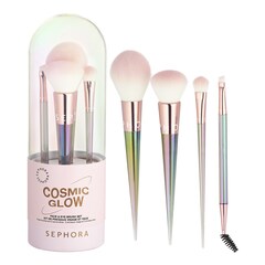 Kit De Pinceaux Visage Et Yeux Cosmic Glow - Kit de pinceaux visage et yeux, SEPHORA COLLECTION
