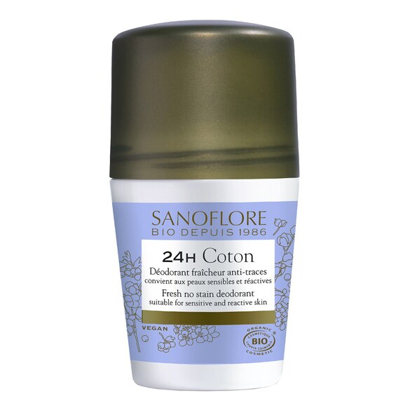 pureté de lin - déodorant vegan anti-traces efficacité longue durée certifié bio