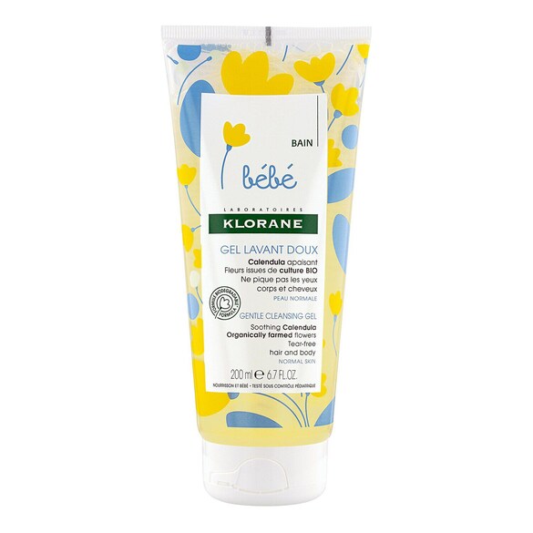 Gel lavant - Gel lavant doux au Calendula apaisant, KLORANE