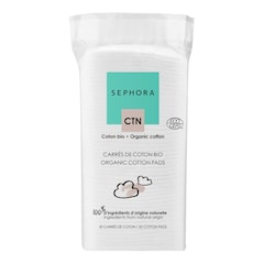 Disques De Coton Bio - Disques de coton bio visage, yeux et cou, SEPHORA COLLECTION