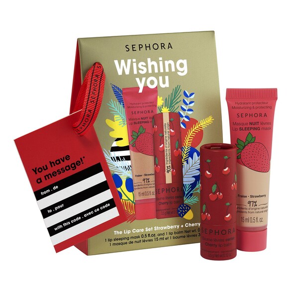 SEPHORA COLLECTION | Kit de soins des lèvres Fraise + Cerise - Wishing You