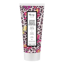 French Pompon Rose Litch? Crème Mains