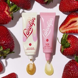 Gommage & baume rituels pour les lèvres Fraise - baume à lèvres et gommage