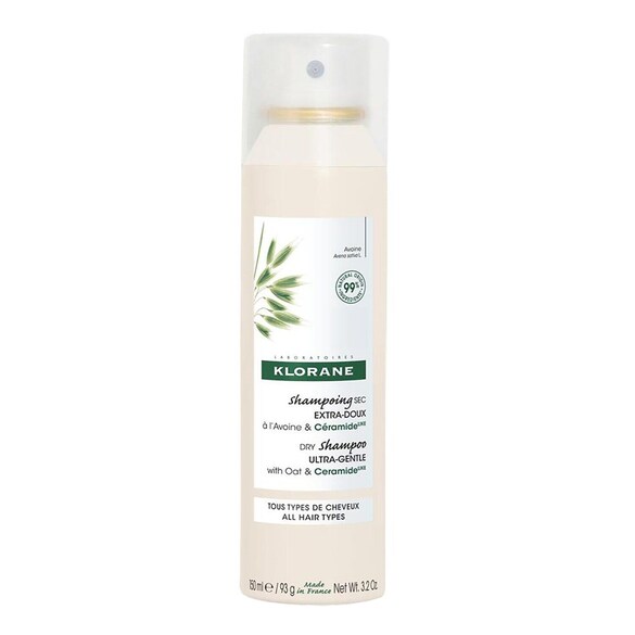 Shampoing sec à l'Avoine et Céramideᴸᴵᴷᴱ - Shampoing sec tous types de cheveux, KLORANE