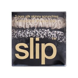slip trio de chouchous fins pure soie - sorbet