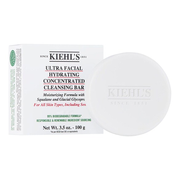 Ultra Facial Hydrating Concentrated Cleansing Bar - Nettoyant solide, KIEHL'S SINCE 1851
