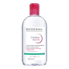 Créaline H2O TS - Eau micellaire démaquillante peaux très sèches