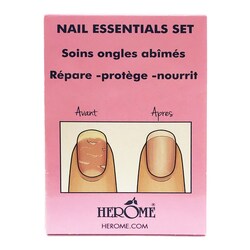 Set essentiel pour ongles stries et ternes - Coffret soin des ongles