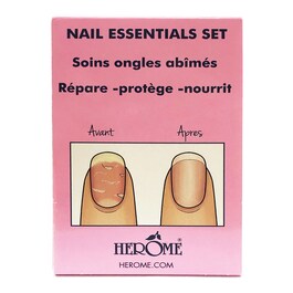 Set essentiel pour ongles stries et ternes - Coffret soin des ongles
