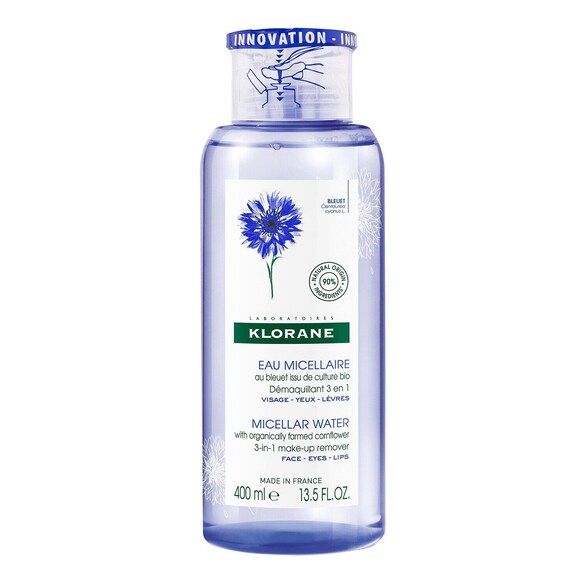 Eau micellaire démaquillante Bleuet issu de culture BIO - Visage, Yeux, Lèvres, KLORANE