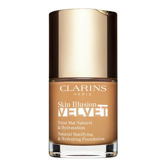 Skin Illusion Velvet - Fond de Teint Mat Naturel & Hydratation, CLARINS