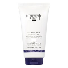 Crème De Nuit Réparatrice A La Fleur De Lotus Blanche - Crème Soin Cheveux, CHRISTOPHE ROBIN