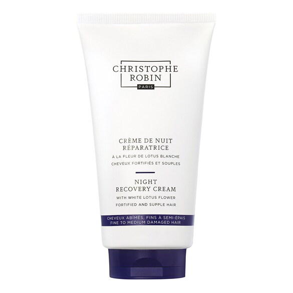 Crème De Nuit Réparatrice A La Fleur De Lotus Blanche - Crème Soin Cheveux, CHRISTOPHE ROBIN