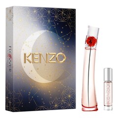 FLOWER BY KENZO L'ABSOLUE- Coffret Eau de parfum et Format Voyage 10 ml, KENZO