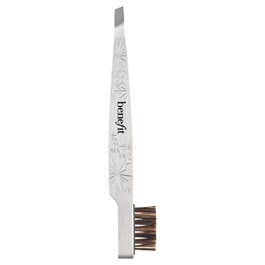 Pince à épiler et brosse à sourcils