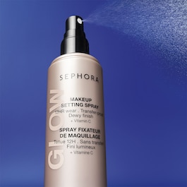 Spray fixateur de maquillage GLOW - Tenue 12H, sans transfert, fini lumineux