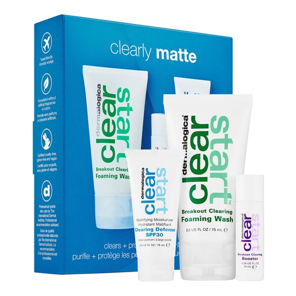 Clearly Matte Skin Kit - Coffret Soin Visage , CLEAR START