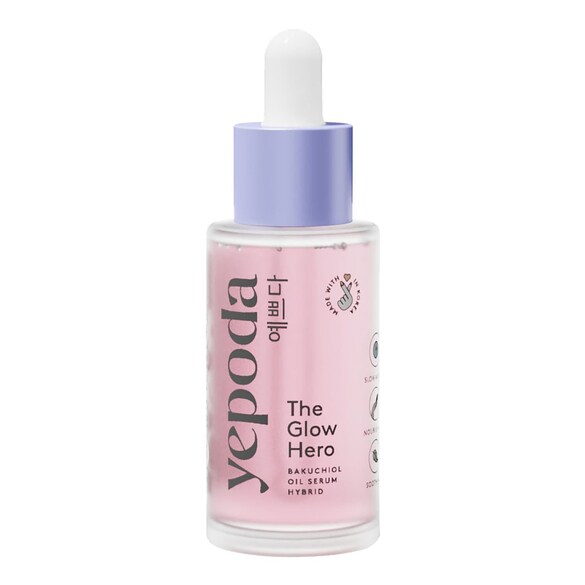 The Glow Hero – Sérum-huile hybride au bakuchiol, YEPODA