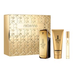 1 Million - Coffret eau de toilette, gel douche et vaporisateur de voyage , RABANNE FRAGRANCES