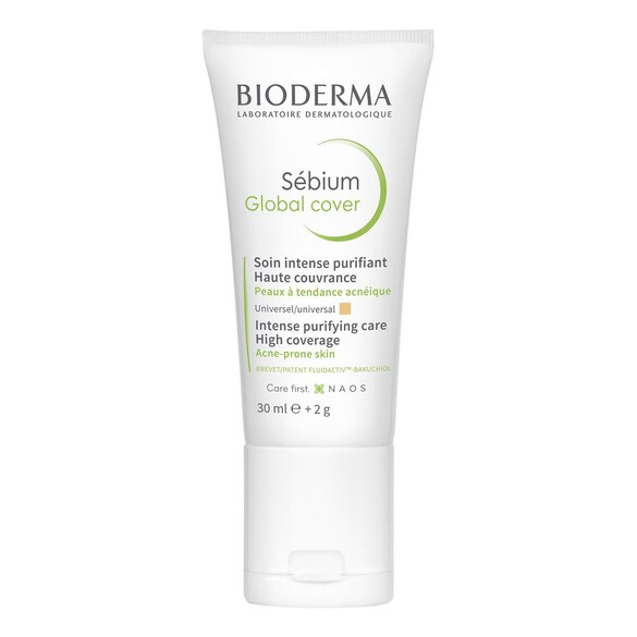 Sébium Global Cover - Crème teintée peau grasse , BIODERMA