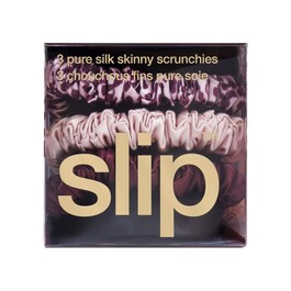slip trio de chouchous fins pure soie - sorbet