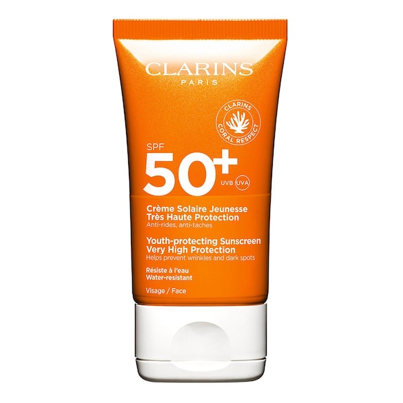 Crème Solaire Jeunesse - Très Haute Protection Visage SPF 50+ , CLARINS