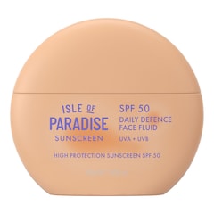 Sunscreen SPF 50 Face Fluid - Fluide Protecteur Solaire Visage  SPF50, ISLE OF PARADISE