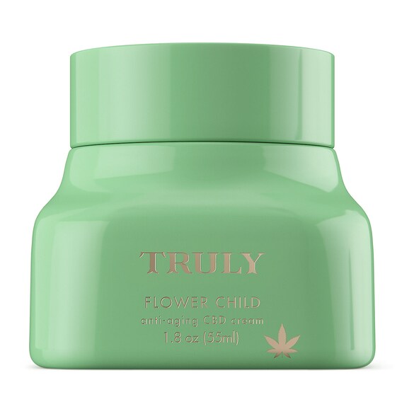 Flower Child - Crème visage anti-âge au cannabidiol, TRULY