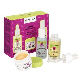Point rouge
Mini Sérum + Mini Tonique + Mini Masque Kit Soin À La Vitamine C
SEPHORA COLLECTION
