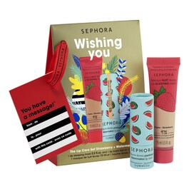 Kit de soins lèvres Fraise + Pastèque - Wishing You