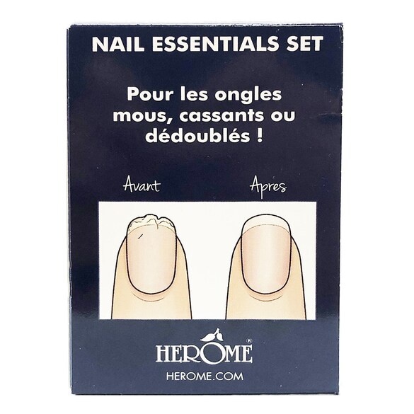 Set essentiel pour ongles mous - Coffret soin des ongles, HEROME