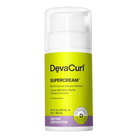 Supercream™ - Crème Définition  Riche pour Cheveux Infusée A La Coco , DEVACURL