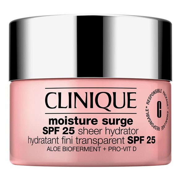 Moisture Surge Hydratant Fini Transparent SPF 25 - Crème hydratante visage, CLINIQUE