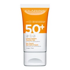 Crème Solaire Toucher Sec - Visage UVA/UVB 50+ Antioxydante, CLARINS