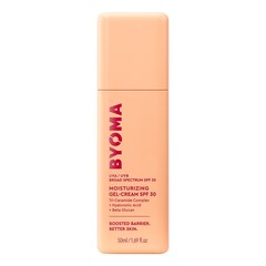 SPF 30 Gel Moisturiser - Gel Hydratant Visage SPF30, BYOMA